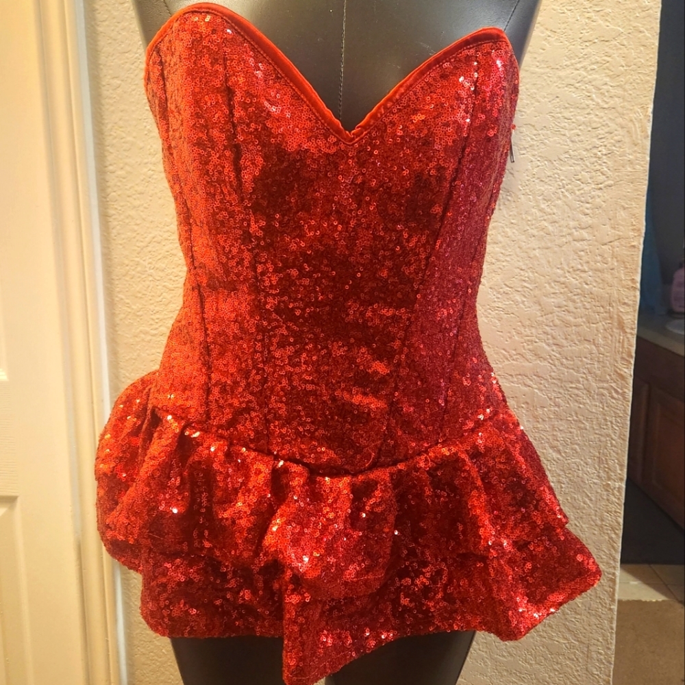 Sequin Corset top